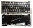 Sony Portuguese Notebook Keyboard Layout Waterproof With Silver Frame