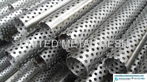 304 Stainless Steel Welded Round Perforated Tubes for Mechanical and Structural Purposes