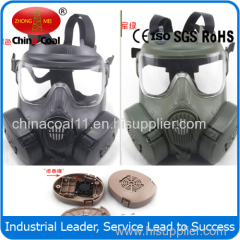 NEW Double Gas Mask protection filter Chemical Gas Respirator Face Mask Black/green/Tan