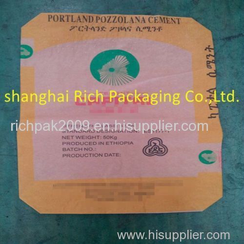 3 ply 50kg paper cement bag