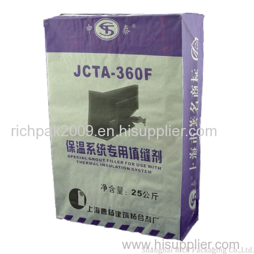 25kg multi-layer paper bag for grout filler