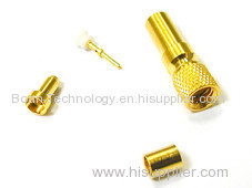 Microdot Straight Crimp Plug For RG174