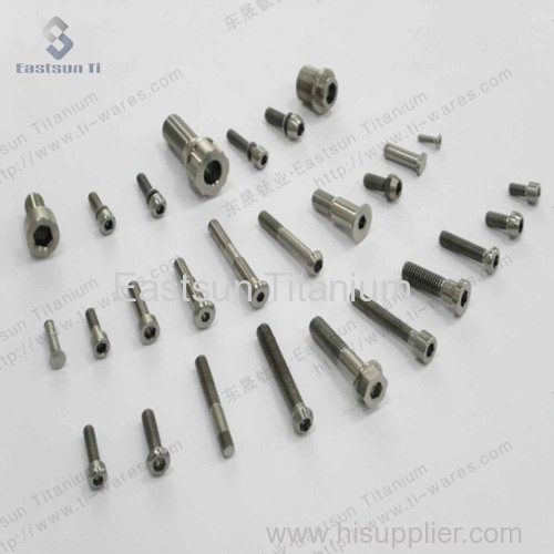 baoji eastsun titanium industry specilize in Gr5 titanium screws titanium fasteners