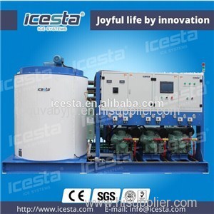Food-grade Stainless Steel Flake Ice Machine For Food Processing Industry 30t/24h
