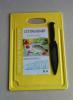 Plastic chopping & cutting board Easy wash kitchen cutting board Cutting block with knife