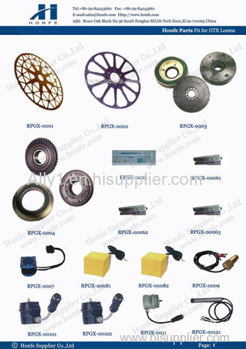 Drive wheel weaving loom part