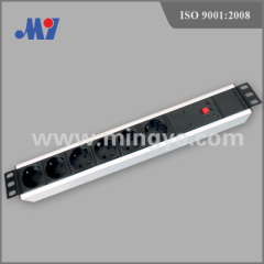 German PDU socket with master-slave