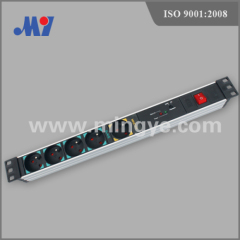 1U standard French PDU socket