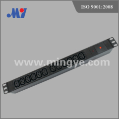 1U standard IEC PDU with cable