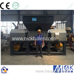 carton double shaft shreddering machine