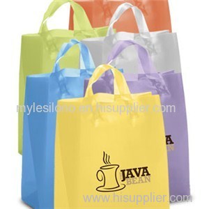 Iris Frosted Brite Shopping Bags