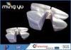 Transparent Light Blue Double Collar Butterfly 100% PVC New Collar Strips