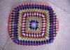 Square Washable Knitted Pouffes Cover Fullcolor Eco - Friendly For House Decoration
