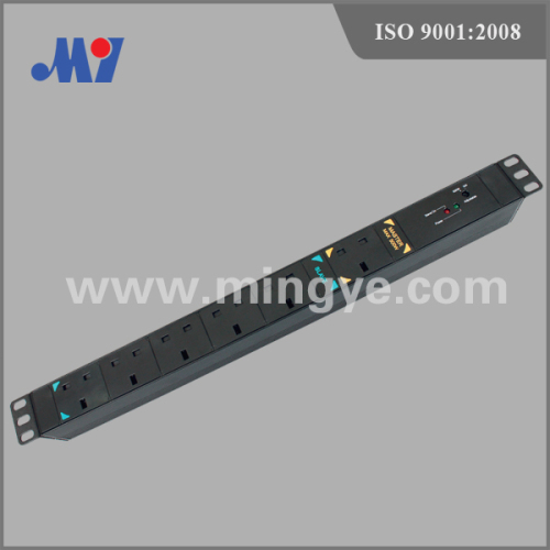 1U standard U.K. PDU socket