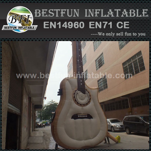 Promotion giant inflatable guita model