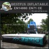 Big air bag with inflatable jumping platform