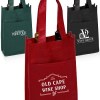 Vineyard Two Bottle Custom Wine Bags