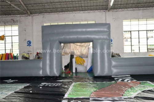 Giant inflatable traffic track for go karts inflatable race track playground