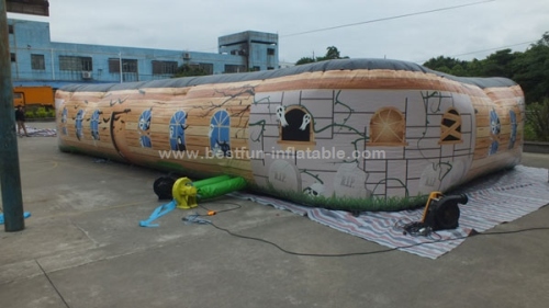 Inflatable maze haunted haunted inflatable maze house