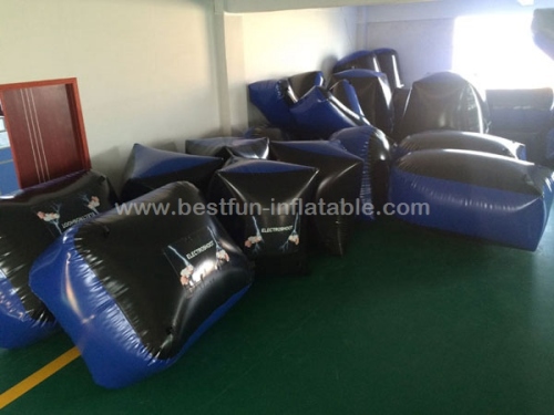Inflatable paintball bunkers inflatable paintball shooting range