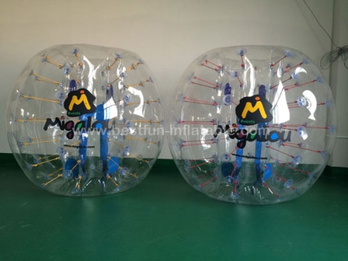 Human inflatable bumper bubble ball body zorb ball