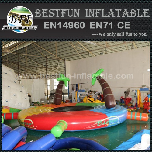 Water floating island inflatable water floating bed