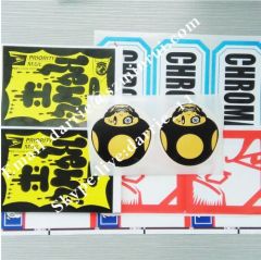 China Top factory of destructible label paper Wholesale customized destructible vinyl Eggshell sticker for graffiti