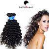 Free Tangle Brazilian Virgin Unprocessed Remy Human Hair Weave For Deep Wave Weft