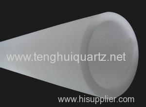 Opaque quartz glass tube