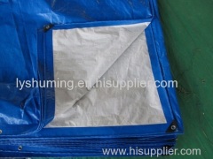 Blue/White PE tarpaulin 100% new material