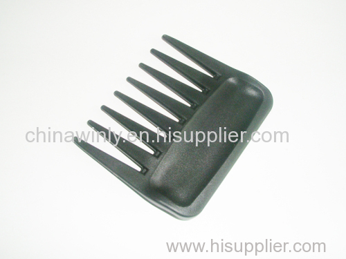 8 teeth black Plastic Professional comb