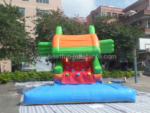 Piranha inflatable moving piranha slide centre for children