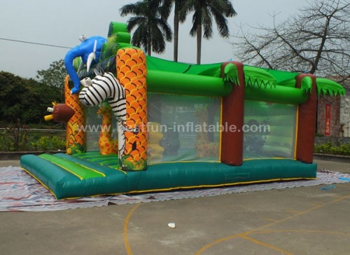 Big Safari bounce house Animal jumping castles