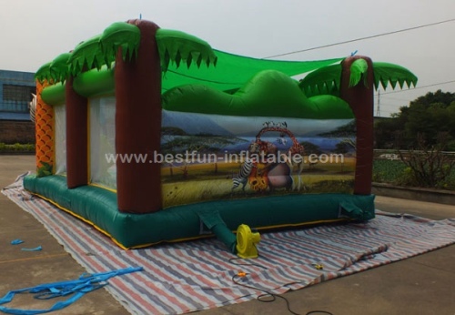 Big Safari bounce house Animal jumping castles