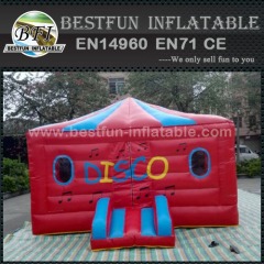 Disco inflatable jumping bounce house for children