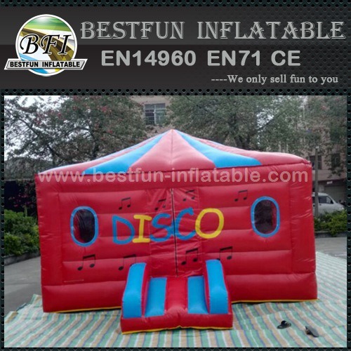 Disco inflatable jumping bounce house for children