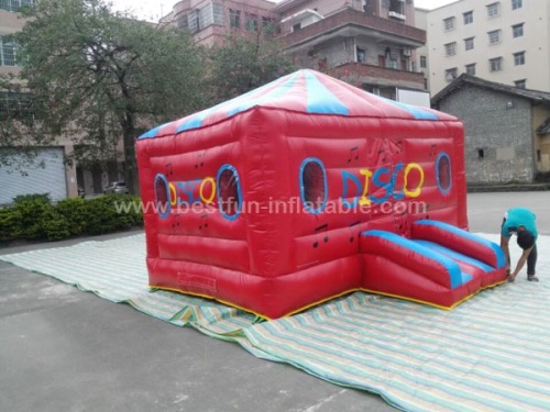 Disco inflatable jumping bounce house for children