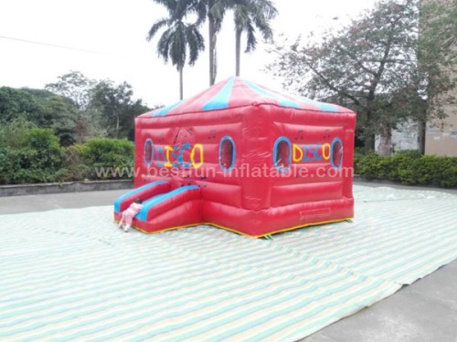 Disco inflatable jumping bounce house for children