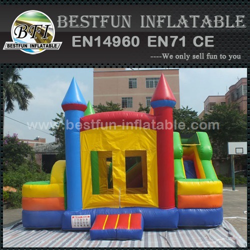 5 in 1 inflatable castle slide castle jumper combo