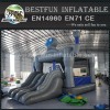 Robot bounce house with slide rob bouncy slide combo