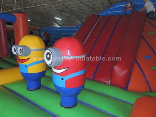 Giant inflatable children playground