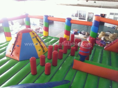 Giant inflatable children playground