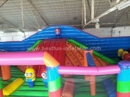 Giant inflatable children playground