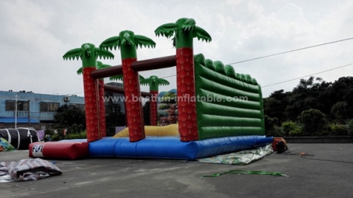 Jungle inflatable soft mountain with wall