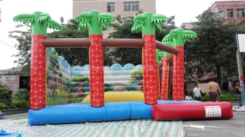 Jungle inflatable soft mountain with wall