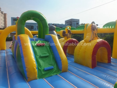 Madagascar fun city giant inflatable fun land amusement park