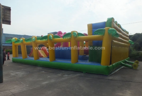 Madagascar fun city giant inflatable fun land amusement park