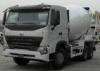 10 Cubic Meters Concrete Mixer Truck With Pump A7 371HP 6X4 RHD