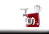 Red Multifunction Home Stand Mixer 1000W 1.5 Liters Glass Jar Injection