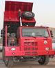 371HP Tipper Dump Truck / Automatic Tri Axle Dump Truck For Mining